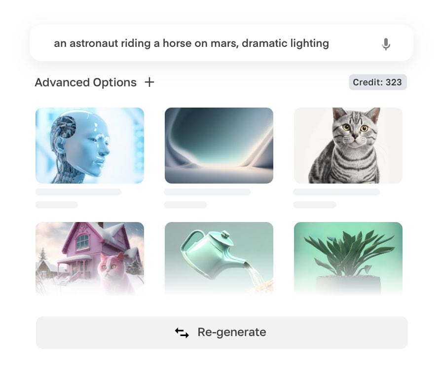 Imagine and generate